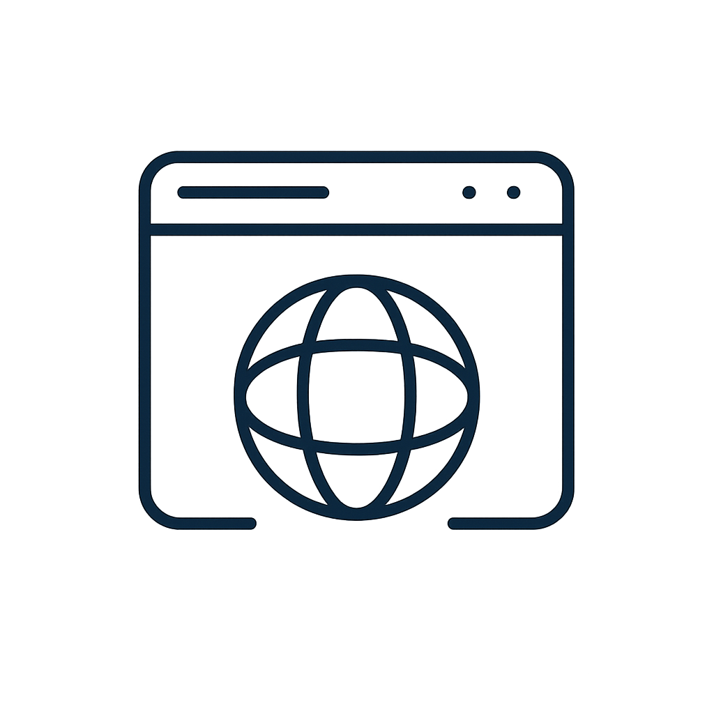 Icona realizzazione siti web